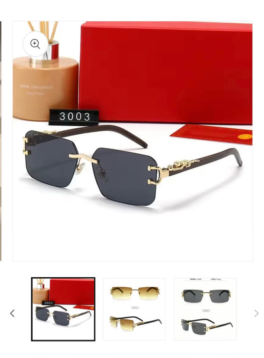 Legacy Gold Rimless Sunglasses