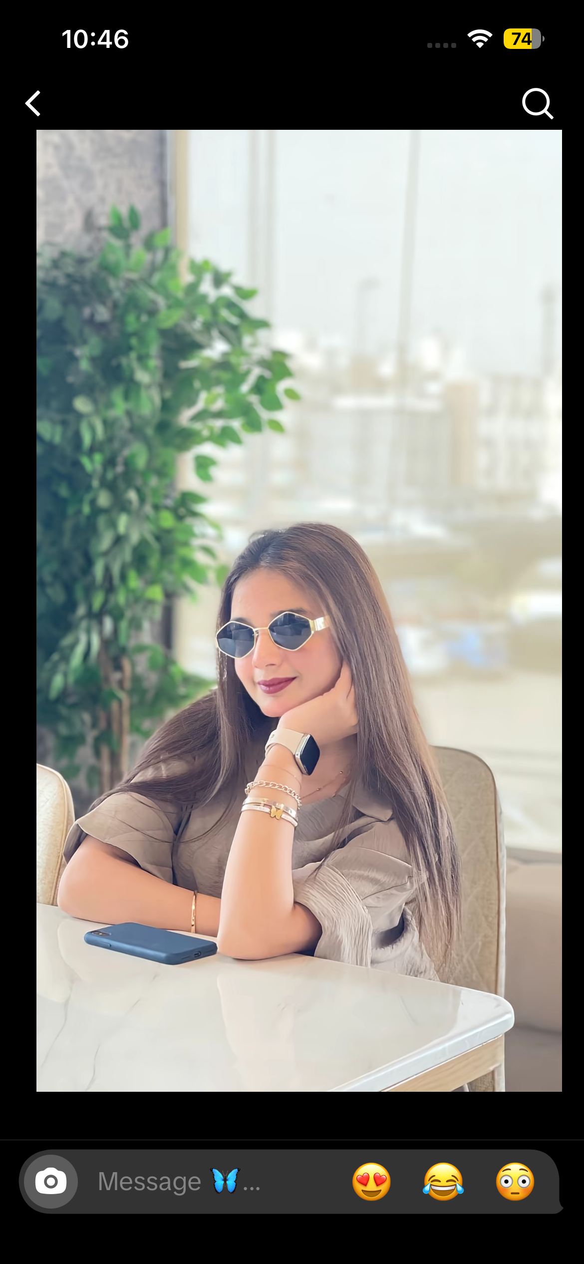 Prism Gold Edge Sunglasses
