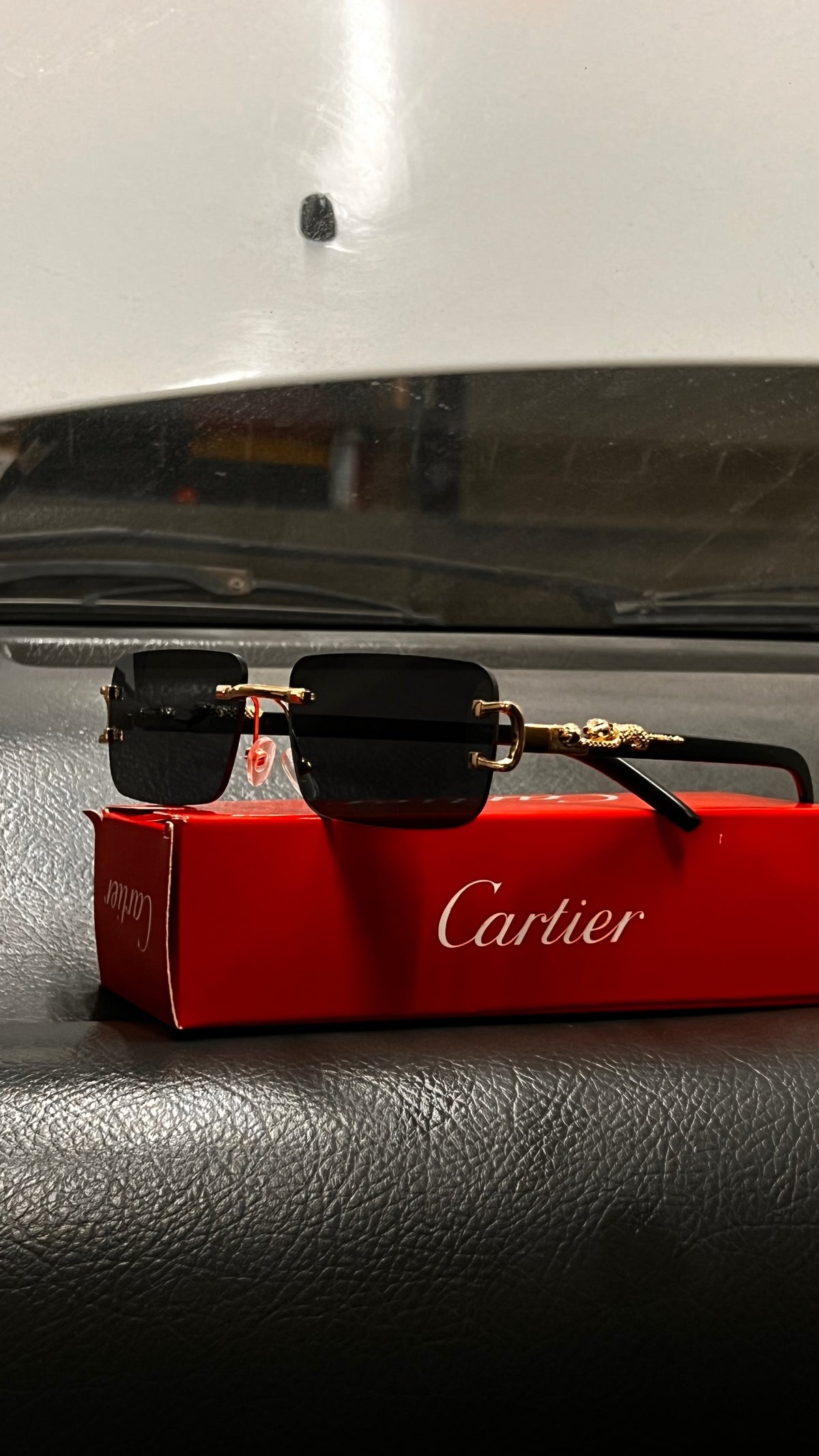Legacy Gold Rimless Sunglasses